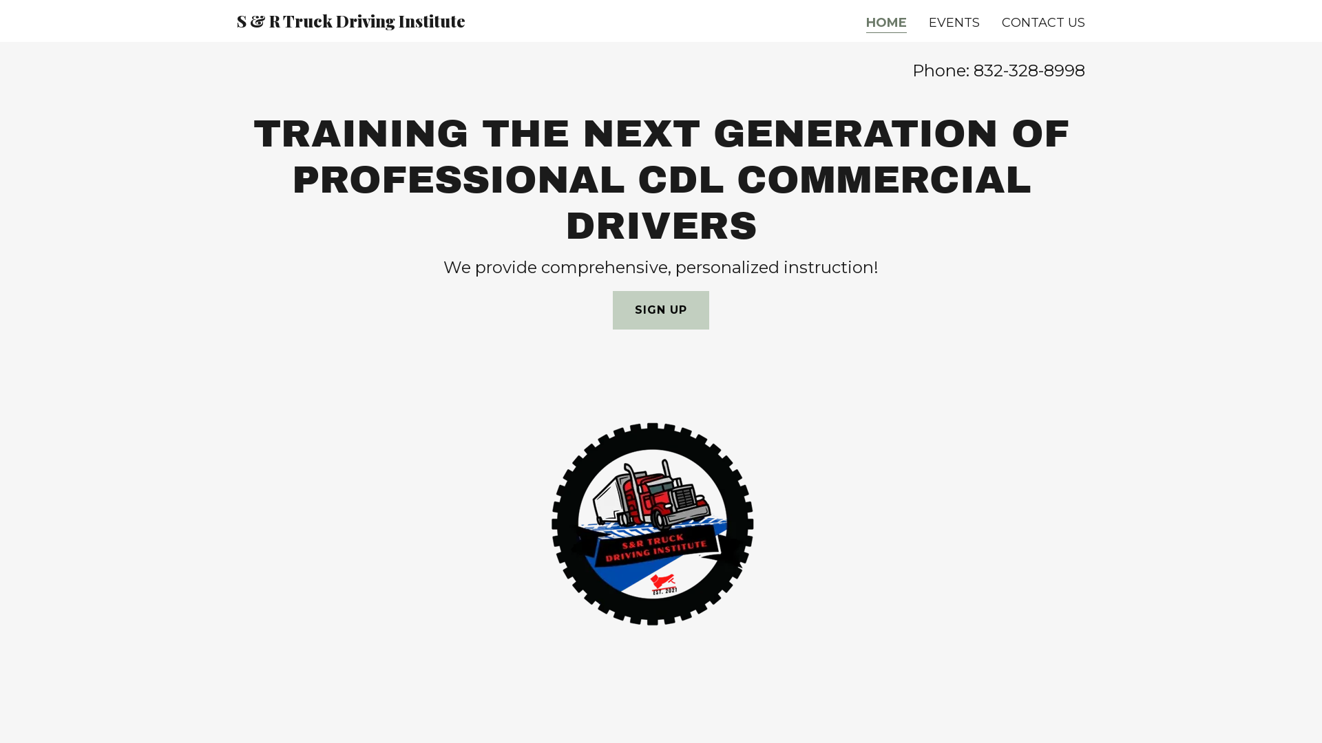 S & R Truck Driving Institute